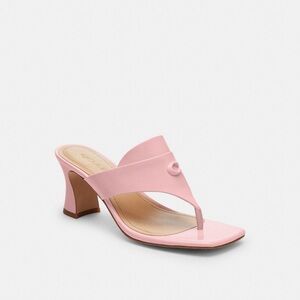 COACH brand new bree Pink kitten heels/ Sandals